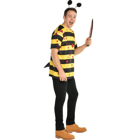 Amscan Killer Bee Halloween Costume Accessory Kit for Adults, One Size, 4 Pieces