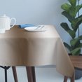 thumbnail image 4 of Brown White Ombre Table Cloth Waterproof Tablecloths, Abstract Art Modern Brown Gradient Tablecloth Dining Table Cover for Kitchen Party Tabletop Outdoor, Rectangle Tablecloth 60x120 Inch, 4 of 9