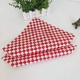 thumbnail image 3 of Namzi 100 Sheets Deli Paper Air Fryer Paper Disposable Sandwich Wrap Paper Basket Liner Grease Resistant Checkered Papers for Picnics, Kids Meal, Barbecue, Restaurants 12 in x 12 in, 3 of 3