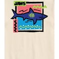 thumbnail image 3 of Jaws - Shark Doodle Square - Men's Short Sleeve Graphic T-Shirt, 3 of 5