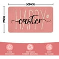 thumbnail image 3 of Easter Door Mat,Spring Pink Eggs Indoor Outdoor Non-Slip Doormat,Entryway Front Porch Easter Rabbit Welcome Door Mat Colorful for Entrance Decor 30" x 17" (Happy Easter), 3 of 6