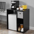 Yak About It Mini Fridge Dorm Station Black