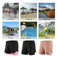 thumbnail image 3 of TFixol Doorslay Pantalones cortos para correr 2 en 1 para mujer Secado rápido Transpirable Entrenamiento activo, 3 of 8