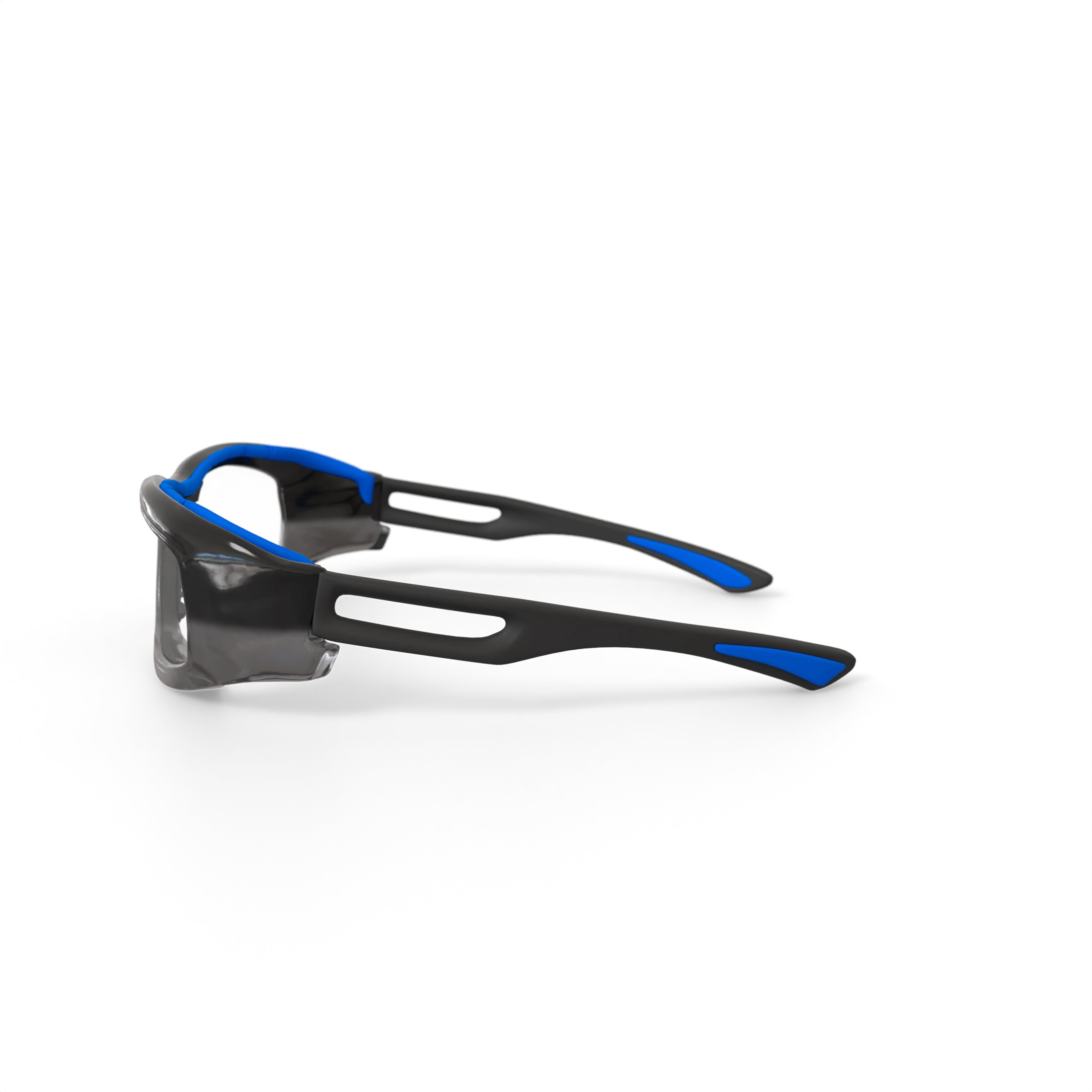 Art-Craft Optical 970 Prescription Safety Glasses, Black/Blue, OSHA Compliant ANSI Z87.1