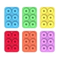 thumbnail image 3 of Molde de silicona para rosquillas de 6 piezas, molde de silicona para hornear pasteles, molde para horno de bricolaje, 3 of 4