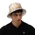 thumbnail image 4 of Fotbe Cute Bee Gnome Sombrero Tipo Pescador con Estampado – Sombrero de Sol de Algodón de Moda para Playa, Golf, Pesca, 4 of 6