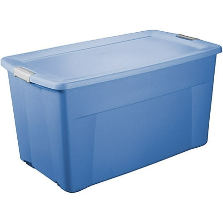sterilite gallon tote latch wheeled latching pack storage walmart