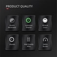 thumbnail image 3 of Fsqjgq Luminous Watches for Men Stainless Steel Mesh Band Date Digital Analog Watch Dress Business Quartz Wristwatch A, 3 of 8