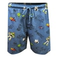 thumbnail image 2 of Mad Engine Mens Pixar Characters Toy Story Incredibles Dory Collage Lounge Shorts (Large), 2 of 2