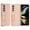 Rosegold, variant on TECH CIRCLE for Samsung Galaxy Z Fold 4 2022 Case, Electroplate PU Leather Skin Foldable Bracket Stand Shell Slim Lightweight Shockroof Anti-fall Phone Cover for Galaxy Z Fold 4 7.6", Rosegold