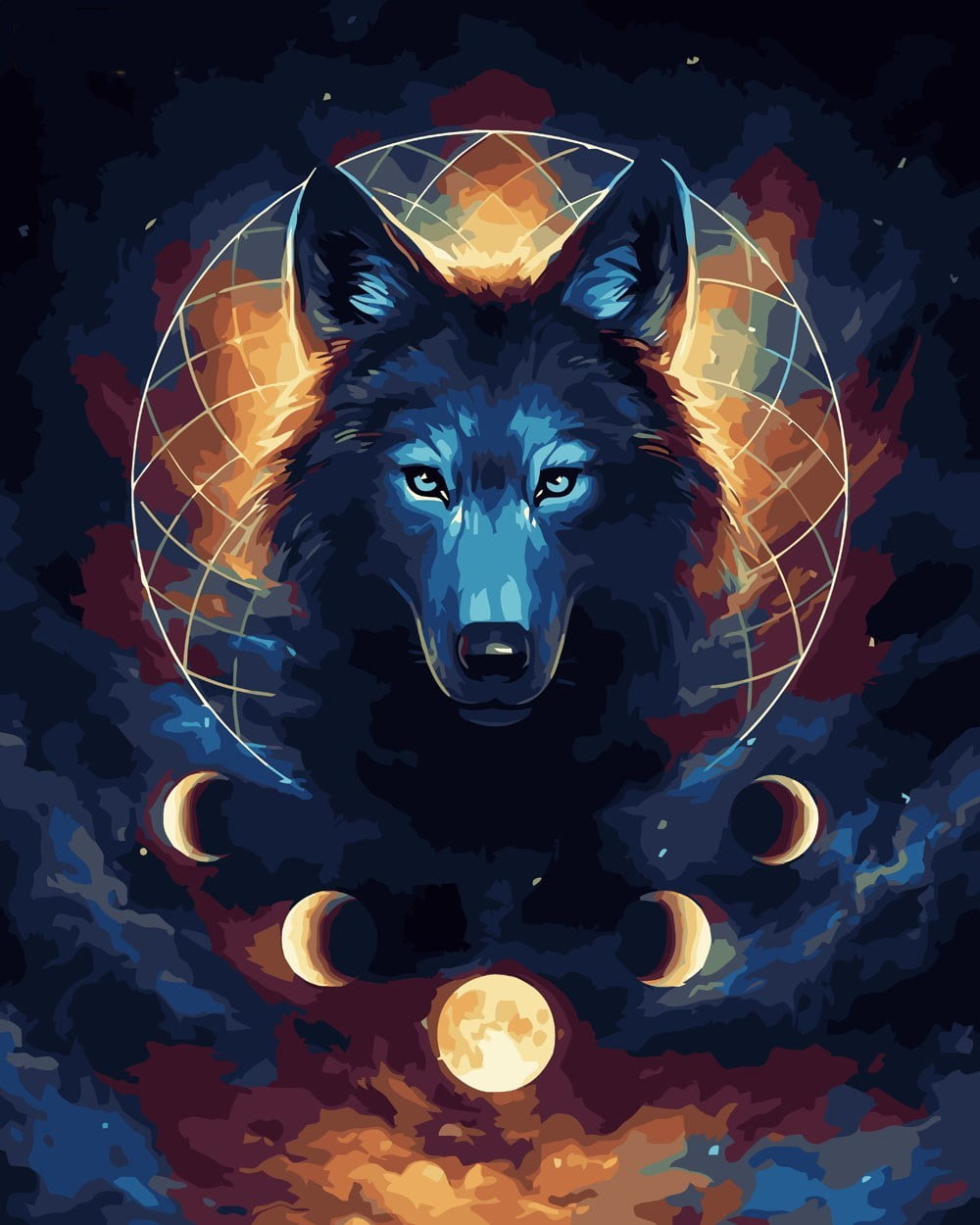 with Frame New Paint by Numbers DIY Oil Painting Kits for Adults Beginner Kids-Wolf 16 X 20 inch Linen Canvas Kits with Frame New Paint by Numbers DIY Oil Painting Kits for Adults Beginner Kids-Wolf 16 X 20 inch Linen Canvas Kits