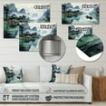 thumbnail image 4 of Designart "Misty Mountain Landscape in Vietnam II" Vietnam Metal Wall Art Prints, 4 of 5