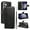 Black, variant on for Samsung Galaxy A17 5G Wallet Case, PU Leather Flip Cover with Kickstand,Magnetic Closure Wrist Strap 3 Card Slots & 1 Cash Pocket Shockproof Full Body Protection for Galaxy A17 5G,Darkgreen