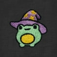 thumbnail image 2 of Dalix Sorcerer Frog Embroidered Cotton Relaxed Short Sleeve Tee T Shirt Womens in Dark Gray M Medium, 2 of 5