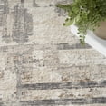 thumbnail image 6 of Nourison Eco-Friendly Modern Ivory Multicolor 5'3" x 7'3" Area Rug (5x7), 6 of 8