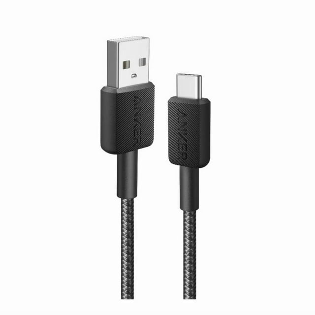 Cable USB A a USB C Anker C322 Negro