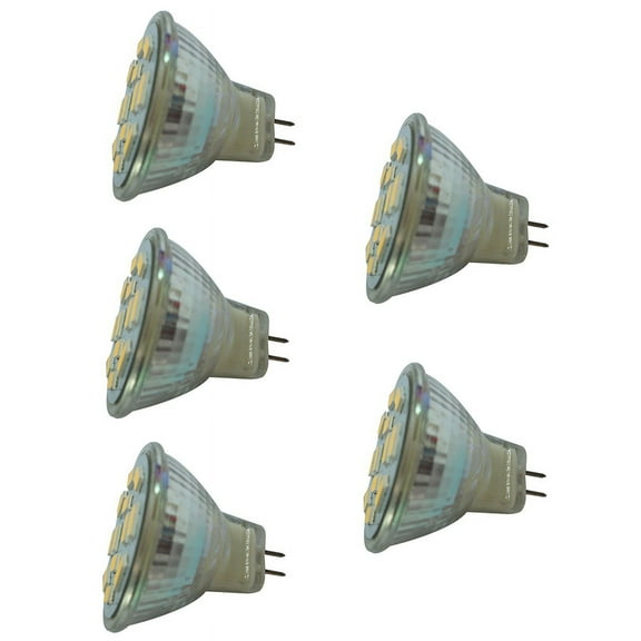 5X 6W GU4(MR11) LED Spotlight MR11 12 SMD 5730 570 DC 12V, Warm White,5 x LED Spotlight,Warm White