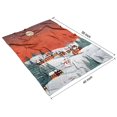 thumbnail image 4 of Merry Christmas Blanket Santa Gift Flannel Blanket for Bed Couch Sofa Christmas Theme Elk Red Car Christmas Tree Throw Blanket Throw Blanket Room Decor Air Conditioning Throw 50"x60", 4 of 5
