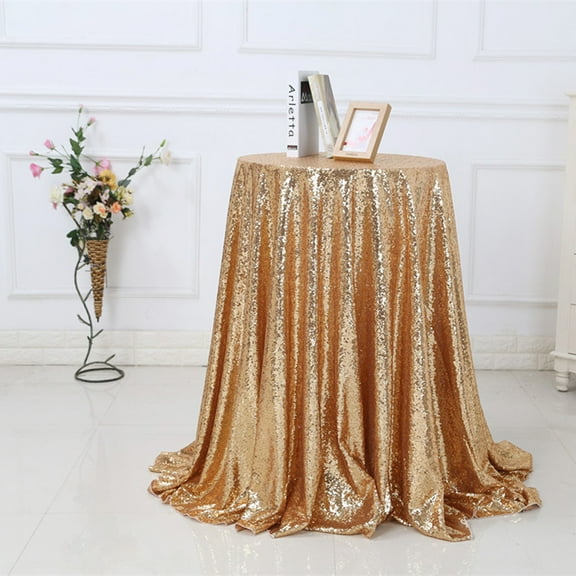 GETAJGHSD iridescent sequin tablecloth Tablecloth Sequin Decoration for Party 1Pcs