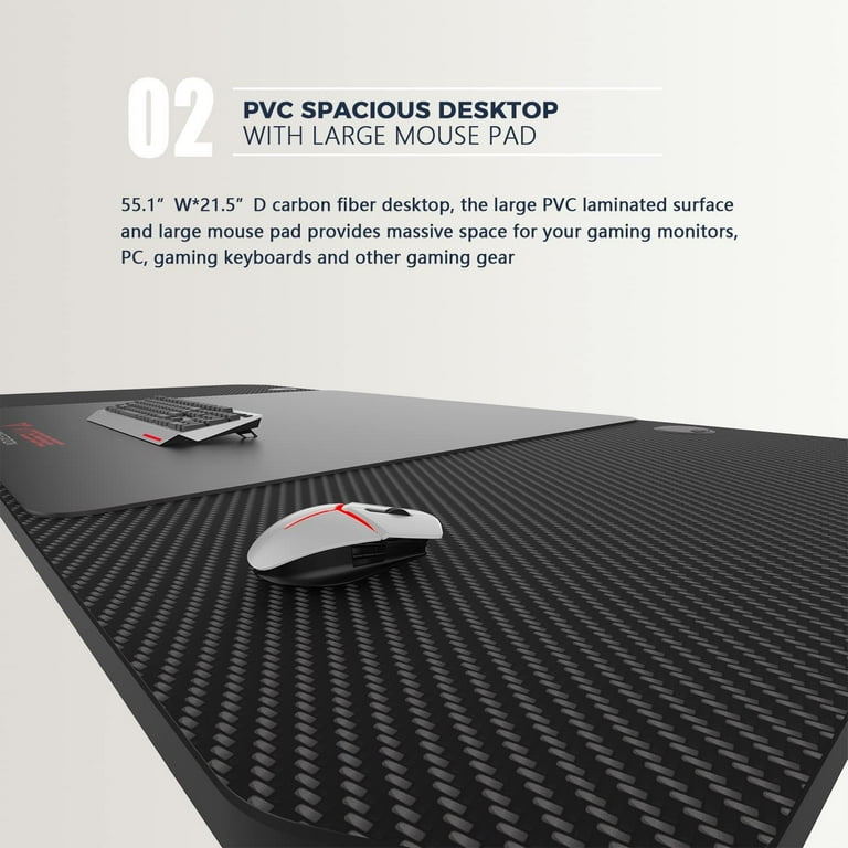 Vit 63 inch ergonomic gaming desk outlet