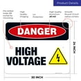 thumbnail image 3 of Danger High Voltage Sign, OSHA Sign,, 3 of 8