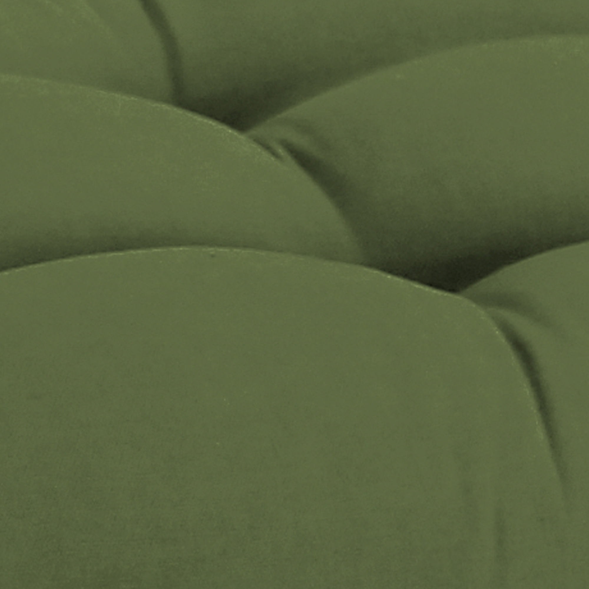 Jordan Manufacturing 44" x 18" Veranda Hunter Green Solid Rectangular Tufted Contoured Outdoor Wicker Settee Bench Cushion