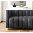 thumbnail image 3 of US Pride Furniture Glam Fabric Upholstered Solid Wood Frame 82.7" Art Deco Sofa, 3 of 4