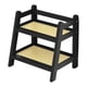 thumbnail image 1 of Estante para secar tazas, soporte para tazas de 2 niveles, versátil para cocina y sala de estar Negro, 1 of 9