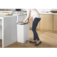 thumbnail image 4 of Kohler K-20940-STW 13 gal Stainless Steel Step Can, White, 4 of 10