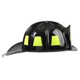 thumbnail image 2 of Aeromax Black Fire Chief Helmet, 2 of 7