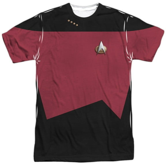 Star Trek - Tng Command Uniform - Short Sleeve Shirt - X-Large