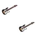 thumbnail image 2 of Tholdsy Simulación de guitarra modelo decorativo en miniatura exquisitos modelos de guitarra falsa casa de muñecas realista accesorio de casa Negro 2piezas, 2 of 6