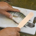 thumbnail image 4 of Shisuyan Wooden Handle Brush Stainless Steel Nail Brush Fish Scaler Fish Cleaning Tool, 4 of 9