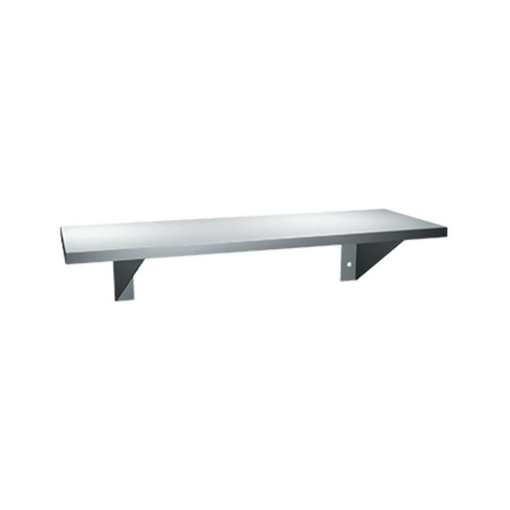 ASI-0692-560 - Shelf - Stainless Steel - 5”D X 60”L - Surface Mounted
