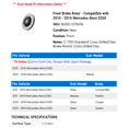 thumbnail image 2 of Front Brake Rotor - Compatible with 2010 - 2016 Mercedes-Benz E350 - Centric, 2 of 2