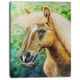 thumbnail image 2 of Large Hafliner Horse - Abstract Canvas Art Print, 2 of 3
