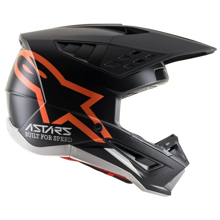 Alpinestars SM5 Compass MX Offroad Helmet Black/Orange/Fluo XL