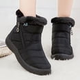 thumbnail image 5 of HAJINK Women Winter Snow Boots Keep Warm Ankle Booties Non-Slip Sole Waterproof Shoes, 5 of 6