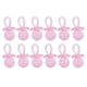 thumbnail image 2 of Paquete de 12 adorables colgantes de acrílico para chupetes de bebé, ideales para decorar mesas de baby shower, bautizos y fiestas de 4,8 cm o 7 cm. Rosado, 2 of 8