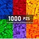 thumbnail image 2 of Set De Bloques De 1000 Piezas, Colores Clásicos, Universal, 2 of 4