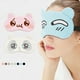 thumbnail image 4 of Vogacara Cubiertas de ojos ajustables antideslizantes para mujeres y hombres, venda para los ojos, flexible, cómoda, para dormir, para el hogar, Tratamientos faciales Tipo 1, 4 of 6