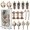 Brown, variant on GOBWCOT 15 Pieces Shatterproof Christmas Ornaments Set Candy Pine Cone Decorations Set Christmas Tree Plastic Balls for Holiday Party Decorations (Brown)