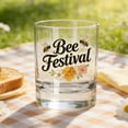 thumbnail image 2 of Bee Festival Glass Cup ,Clear Water Cup with Cute Bee Pattern,Easy Clean,3.4 oz, for Sparkling Water,Coffee Mugs ,Tea, , Cup,Beverage Cup, 2 of 7
