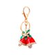 thumbnail image 2 of Llavero navideño de metal con colgante de Papá Noel y etiqueta pequeña. Accesorios navideños., 2 of 5