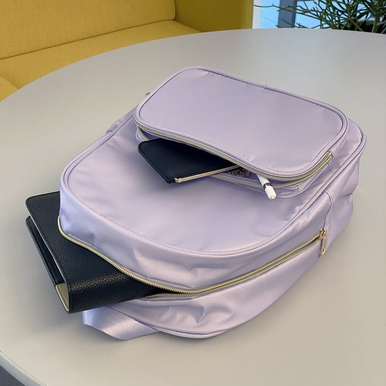 Hello Hobby Nylon Backpack, Customizable Travel Book Bag for