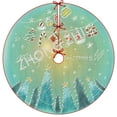 thumbnail image 2 of Falda redonda personalizada de alta calidad al por mayor del árbol de Navidad de la estera del árbol de Navidad de encargo, 2 of 4