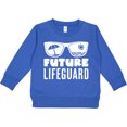 thumbnail image 2 of Inktastic Future Lifeguard Sunglasses Toddler Sweatshirt, 2 of 4