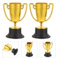 thumbnail image 4 of 6 mini copas de trofeo para niños, pequeñas copas de plástico doradas para competiciones deportivas, recuerdos de fiesta, premios escolares, premios para el aula, 4 of 7