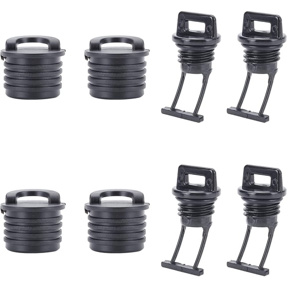 8 Pcs Kayak Drain Plug 2 Styles 0.86 inch Canoe Drain Stoppers Boat Drain Plugs Scupper Plugs for Most Fishing Boats Kayak Making DIY