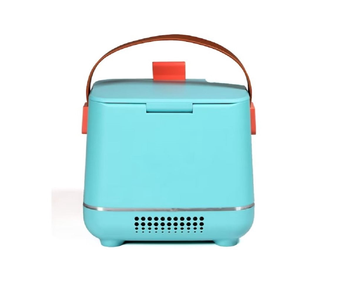Restored Frigidaire EFMIS308-BLUE Portable Beverage Mini Fridge, 9" x 12" x 12" (Refurbished)